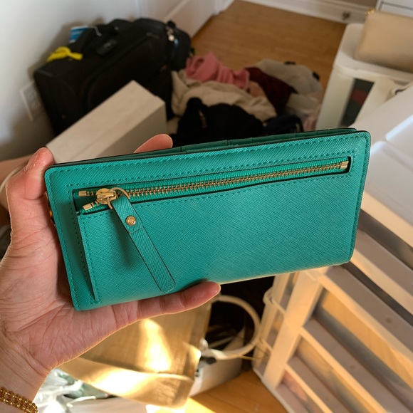 Kate spade turquoise wallet - Picture 3 of 4